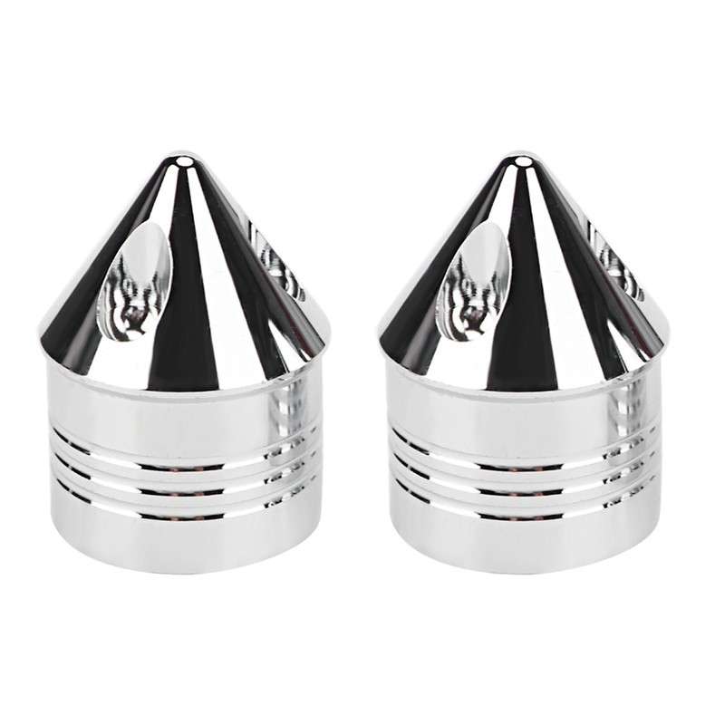 Motorcycle Axle Cover Chrome Thin Cut Nut Black Replacement Accessory(Electroplate)