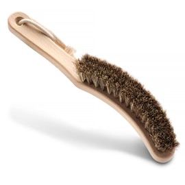 HHUUMM Cellulite Half Round Brush Massager Dry Brush Half Round Brush Body Brush Soft Bristles Lymphatic Drainage & Massage Exfoliating Brush Dense Natural Fibre Reducing Muscle Tension