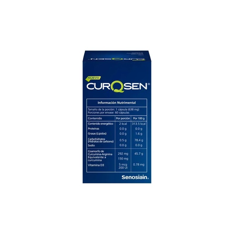 Suplemento Alimenticio Curqsen 60 Cápsulas