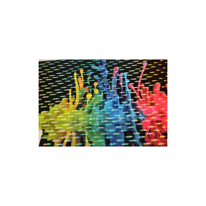 Rollo Bopp para Laminado Térmico Holográfico LLUVIA 30cm x 30m