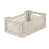 Ay-Kasa Folding Crate, Sturdy Folding Box made of Plastic, Stackable,