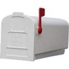 Solar Group PL10W Plastic Rural White Mailbox