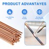 30Pcs Copper Brazing Rods, Phosphor Copper Solder, Phosphor Copper Round