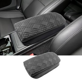 Coleya 2019-2025 XC40 Center Console Cover for Volvo XC40 (Core/Plus/Ultimate/Momentum/R-Design/Inscription), Cushion &Comfy Leather 2023 2024 2025 XC40 Armrest Cover 2025 XC40 Accessories (Padded)