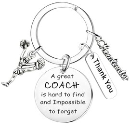 Cheer Coach Gifts for Women Cheer Keychains Gifts for Cheerleader Coaches Cheerleading Accessories Thank You Cheer Coach Gift