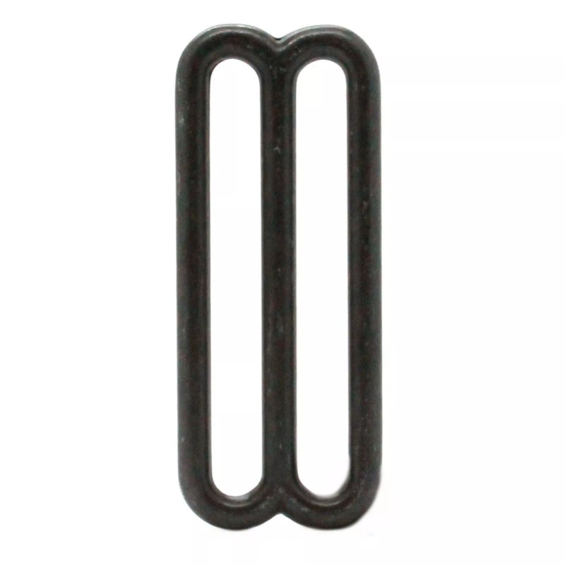 Stecksstore Double Loop Strap Metal Adjuster 1.75 Inch Black Plate