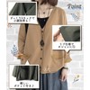 Emmé Rousset Women's Cardigan w/ Pockets, Available in 6 Colors,