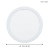 EGLO connect.z Smart Home LED Recessed Bathroom Spotlight Fueva-Z, Ultra