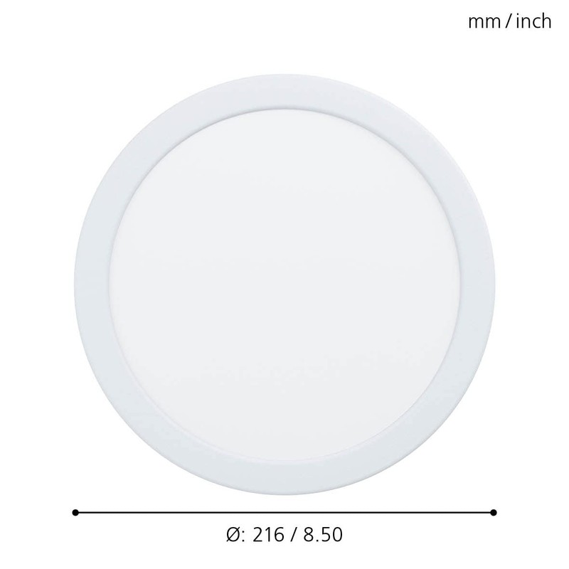EGLO connect.z Smart Home LED Recessed Bathroom Spotlight Fueva-Z, Ultra