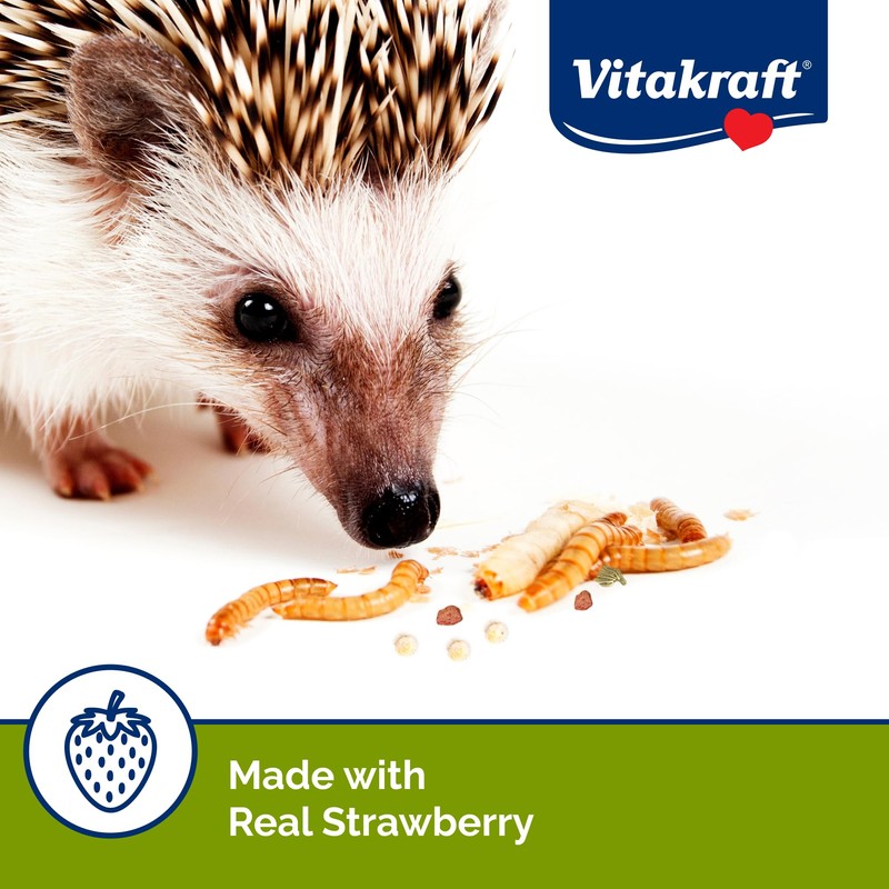 Sunseed Vita Prima Wigglers & Berries Hedgehog Treats - High-Protein