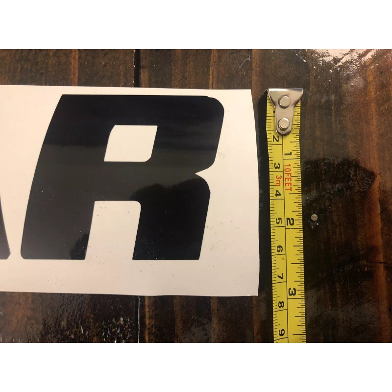 Yanmar 18” Sticker Black (2 Set) Decal Excavator Construction Loader