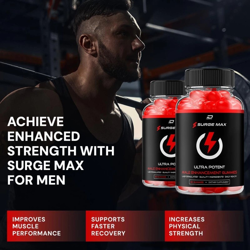 Surge Max (2 Pack) Surge Max Gummies for Men –