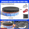 Round Pool Cover,Solar Covers for Above Ground Pools,Waterproof and Dustproof