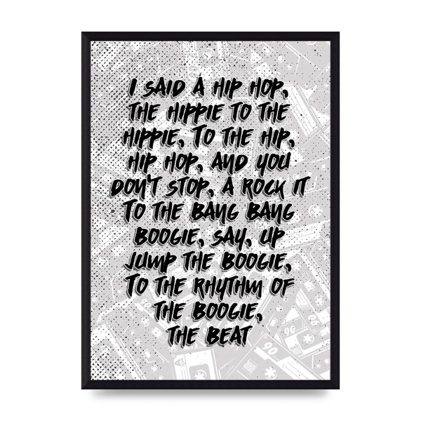 Lithobee - I Said A Hip Hop - Printed Wall