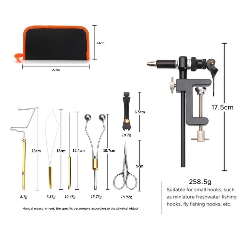 Fly Tying Tools Kit with Fly Tying Threader Needle Whip