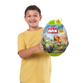 ZURU MAX Dino Adventure Building Blocks 284 pcs Toy Egg Capsule Series 1