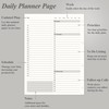 EMSHOI Daily Planner Refill 29.5 x 22 cm, 80 Sheets,