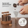 SanSLicoo Single Dose Coffee Bean Storage Tubes with Exhaust Valve,