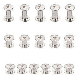 MenYiYDS - 30 Sets of Binding Screws 5 mm Screw Rivet Chicago Binding Screws Kit 3 Sizes of Binding Screws M5 Turnbuckle, Suitable for Leather Book Paper Tape Menu DIY Crafts