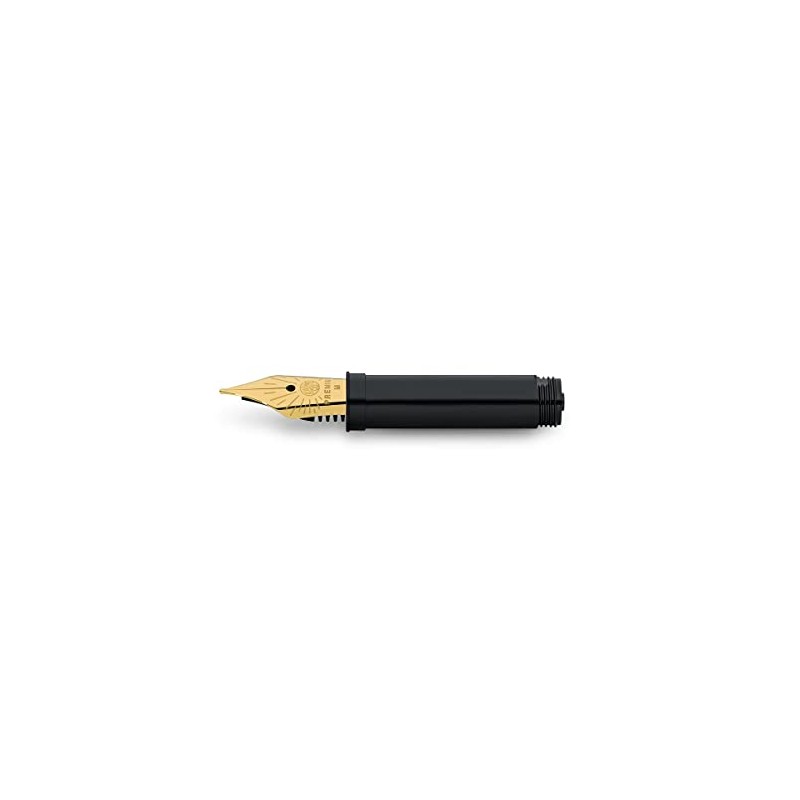 Kaweco Premium Steel Nib Gold-Plated 060 with BB Thread, Dimensions: