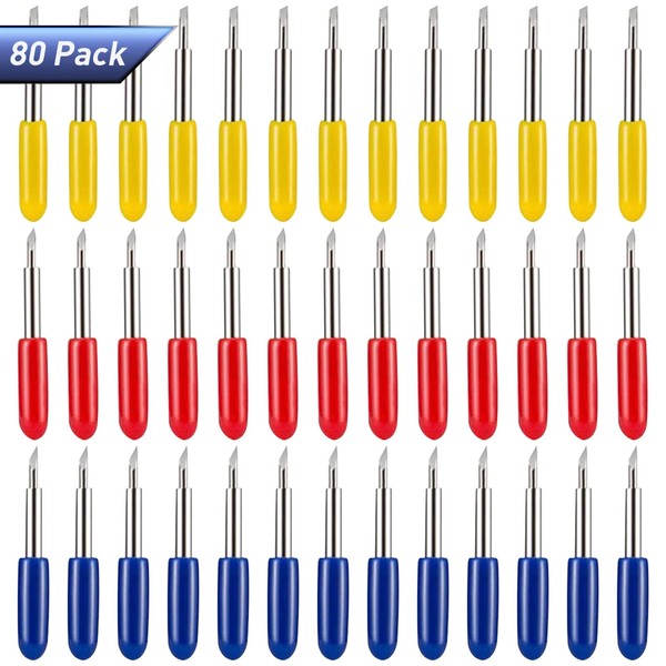 80PCS Replacement Cutting Blades Compatible for Cricut Explore Air 2/Air