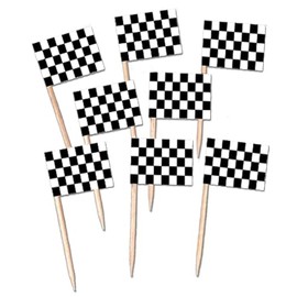 Beistle Checkered Flag Party Picks