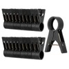 MECCANIXITY 20 Pcs Garden Plant Clips Round Clips Black Adjusting