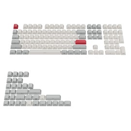 Keychron OSA Profile Double-Shot PBT Side-Printed Keycap Set, 141 Keys, MX Stem Compatible, Backlight Shine-Through – Fits ANSI 60%/65%/75%/TKL/96%/100% Layouts - White