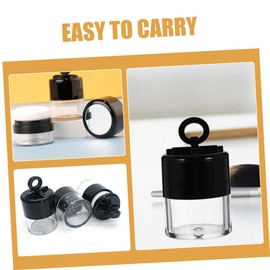 VICASKY 3pcs Refillable Makeup Powder Puff Boxes Empty Container for Body Powder Compact Foundation Box Leakproof Design Portable for Travel