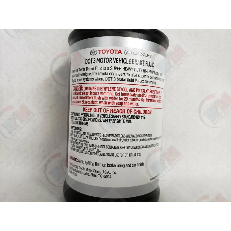 GENUINE DOT 3 Brake Fluid + Idemitsu Power Steering Fluid