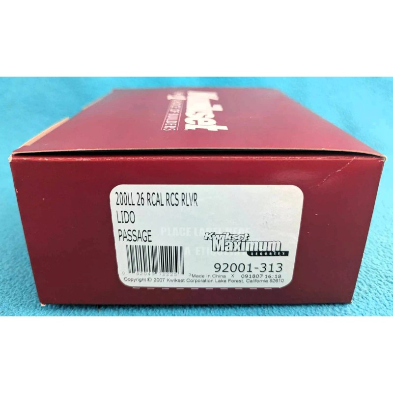 Kwikset LIDO Passage Door Lever Handle~Polishe