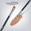 Vega Professional Dab On Concealer Brush, Soft Bristles, Copper Ferrule,