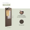 Securit Wooden Bill Presenter Clipboard, Brown with Stainless Steel Clip
