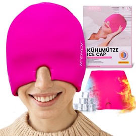 ICEHOF Migraine Mask - Relieve Headaches Migraine Attacks Migraine Cooling Mask Face Cooling Eye Mask Ice Cap Relaxation