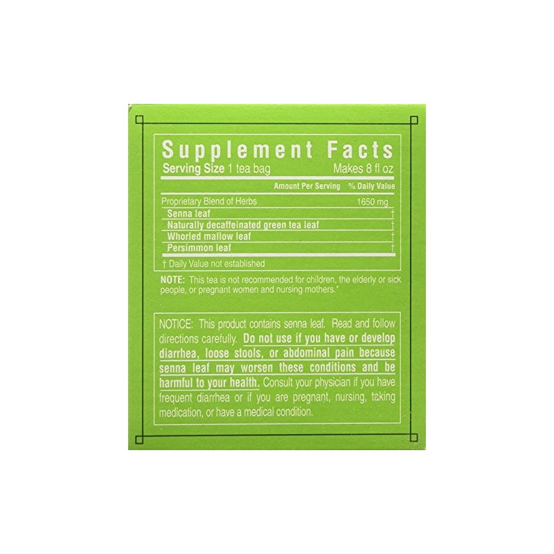 Triple Leaf Teas - Dieter's Green Herbal Tea, 20 bag