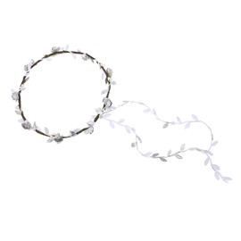 WOONEKY Set of 2 Floral Crowns Elegant Party Headband for Bachelorette Decorations Holiday Headdress