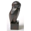 Owl Smooth Sided Animal Portrait Statue by Pompon