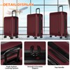 Verdi Hardside Carry On Luggage with Spinner Wheels, Lightweight Travel
