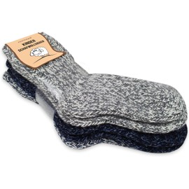 normani Children's Winter Sheep's Wool Socks for Boys and Girls from 15 to 38