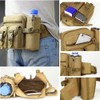 Waist Pack Pouch with Water Bottle Pocket Holder Waterproof Fanny