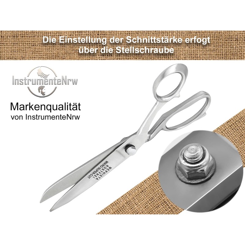 Professional Fabric Scissors Dressmaking Scissors Textile Scissors with Micro Teeth