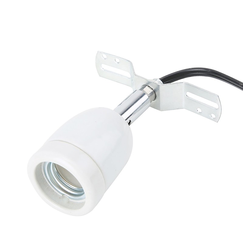 E27 Rotatable Reptile Pet Clip Heat Lamp Bulb Base Socket