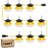 100FT Construction LED String Lights, Industrial Grade Best for Construction