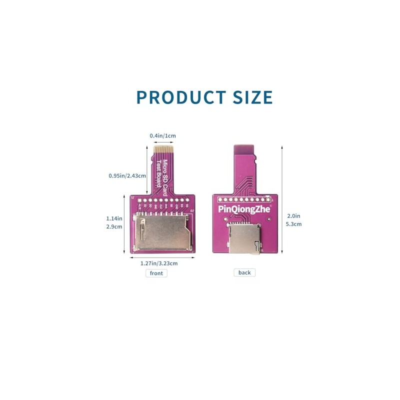 Kit de tarjeta de memoria micro SD macho a hembra