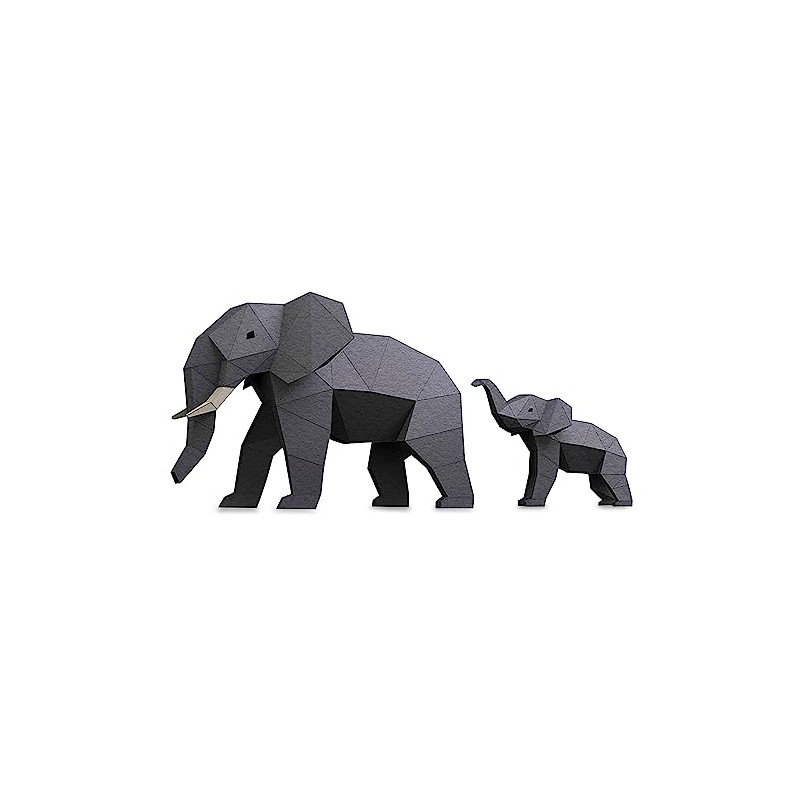 Papercraft World Elephants Model - Paper