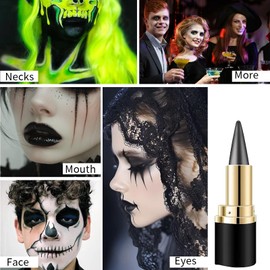 Cream Eyeliner,3pcs Black Eyeliner Cream,Natural Long Wear Gel Eyeliner Set,Natural Black Eyeliner Cream Long Wear Gel Eyeliner Waterproof and Smudge-Proof Suitable for Daily or Party Makeup