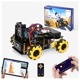 Robotics Kit for Kids Ages 8–12 12-16, ACEBOTT Smart Robot Car Kit with 3MP Camera, STEM Toys for Boys Compatible with Arduino & Scratch,App & Remote Control,STEM Gift for Boys, Girls,Teens and Adults