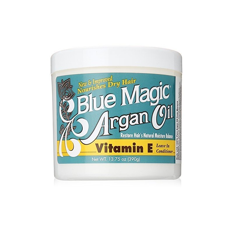 BLUE MAGIC Argan Oil & Vitamin-e Leave-in Conditioner 13.75 Oz,