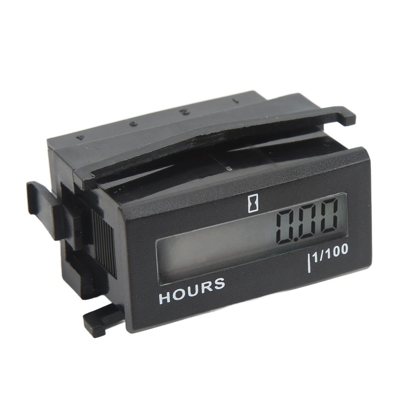 Universal Digital Tach Resettable Hour Meter IP65 Waterproof for Lawn