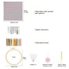 Huacan Embroidery Kits for Beginners, DIY Embroidery Starter Kit with